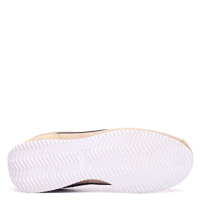 мужские бежевые кроссовки Nike Cortez basic prem QS 819721-201 - цена, описание, фото 4